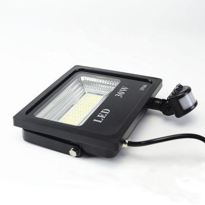 Waterproof Driver Motion Sensor Led Flood Light PIR 110lm/W 30W