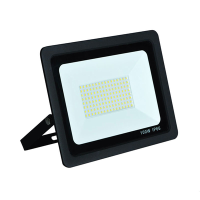 Black Aluminum IP66 100W LED SMD Flood Lights OEM Pressure Proof