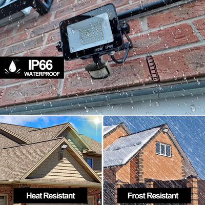 Moving PIR Sensor LED Security Floodlight with Wireless Remote 30 50 100 150 Watts