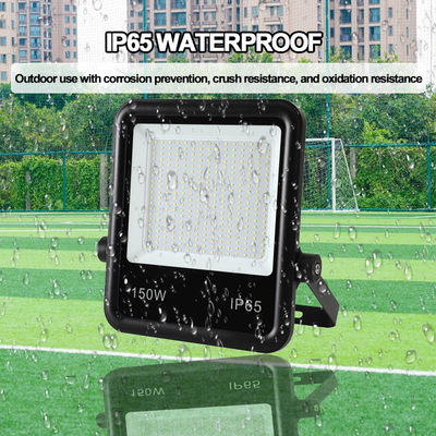 150W Surface Mounted Outdoor LED Floodlights 22500 Lumens High Efficiency Ip65 Protection