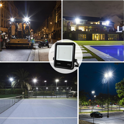 150W Surface Mounted Outdoor LED Floodlights 22500 Lumens High Efficiency Ip65 Protection