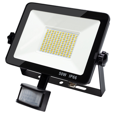 Aluminum Yard Garage Motion Sensor LED Spot Light 3000K-6500K Dimming AC220-240V